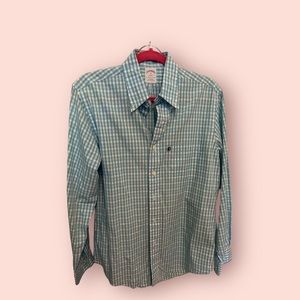 Brooks Brothers men’s plaid button-down